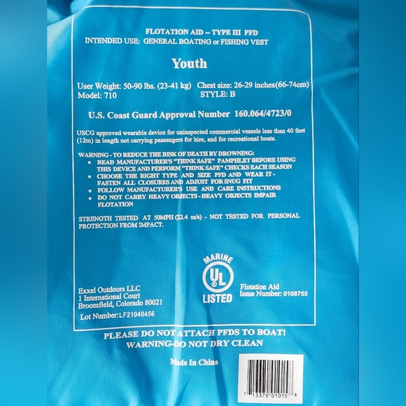 Flotation aid type III PFD - Picture 2 of 4